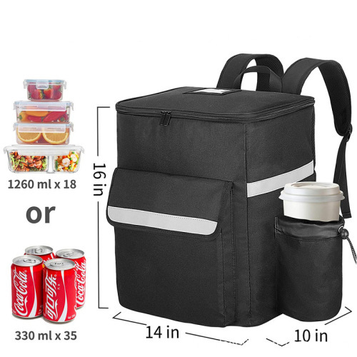 Insulated Soft Ice Cooler Bag for Picnic and Camping - Lunch Bag & Food Delivery Backpack