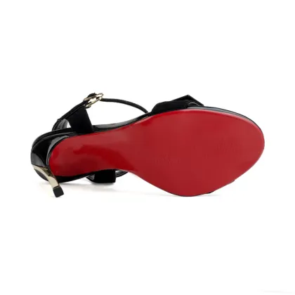 Gold heel high heel good quality sandals