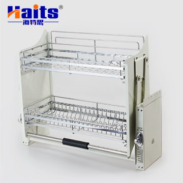 Soft Opening Soft Closing Two Layer Pull-Out Kitchen Basket