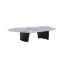 モダンなシンプルな新しいデザインユニークな大理石のコーヒーテーブル