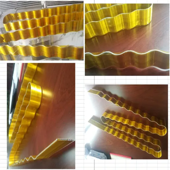 Silver Aluminum battery cooling pad for vertical