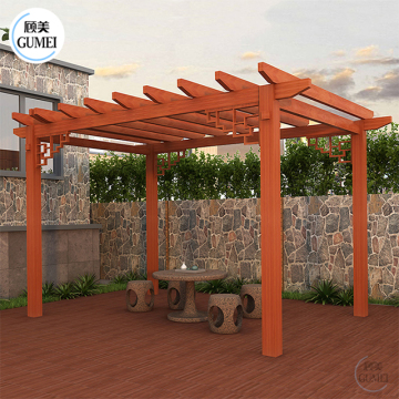 Factory Price Gazebo Pergola Aluminum Trellis Outdoor Pergola Waterproof For Garden