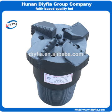 216mm 4 wings manufactural PDC non-coring drill bit