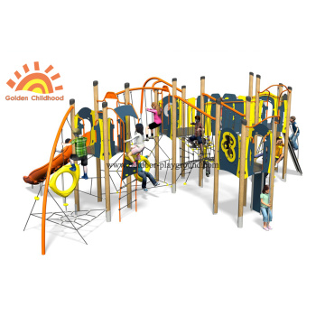 Outdoor HPL Kletterrutsche Spielplatz Struktur Einheit