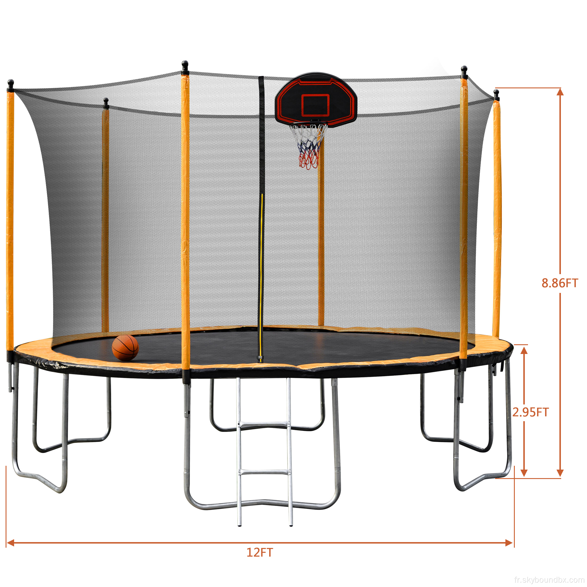 Échelle de trampolines récréative de 12 pieds