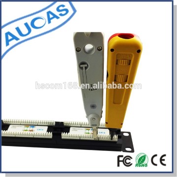 Wholesales UTP rj45 CAT6 Patch Panel 19inch 1U UTP CAT6 24 port Patch Panel