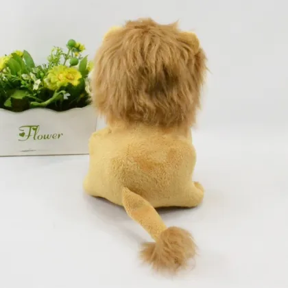 China kid toys customize adorable wild animal stuffed plush roaring lion toys