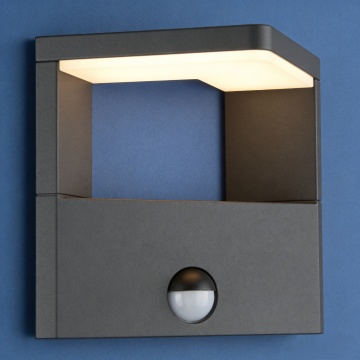 Lampu dinding luar lampu dinding sensor pir