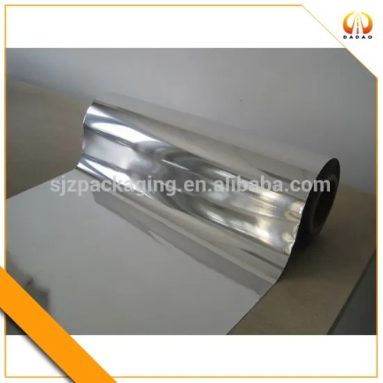 metallized CPP film with low temper heat sealing