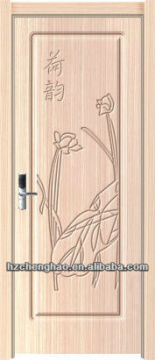 Best price pvc Indoor carved door
