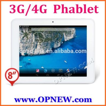 Factory 8 inch 4G android 5.1 lollipop phone call tablet pc MTK8752 Octa core phablet IPS touch screen from opnew