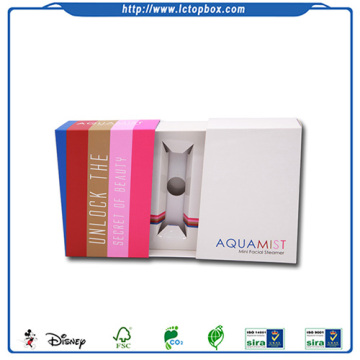 Printed paper box for mini facial steamer