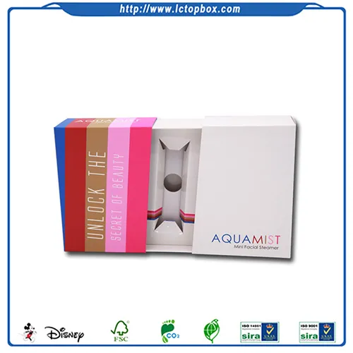 Printed paper box for mini facial steamer