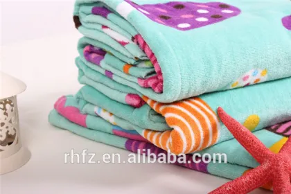 Promotion cotton wholesale l printed large weighted custom bath towel