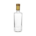 Round 500 ml Bouteille de whisky en verre 32 oz