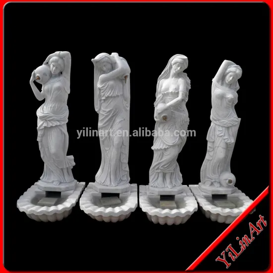 Beautiful Marble Lady Statue Wall Fountain(YL-W150)