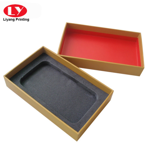 Printed Paperboard Cellphone Packaging Box With Foam