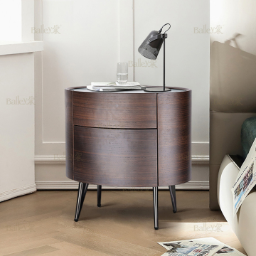 Mesas de cama de mármol modernas personalizadas para muebles de dormitorio