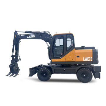 Chinese Supplier Ltmg Farm Earthwork 7 Ton Agricultural Wheel Excavators