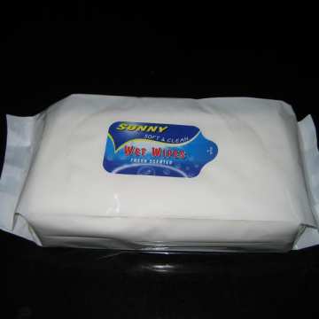 Lingettes humides avec couvercle OEM accueilli 80PCS