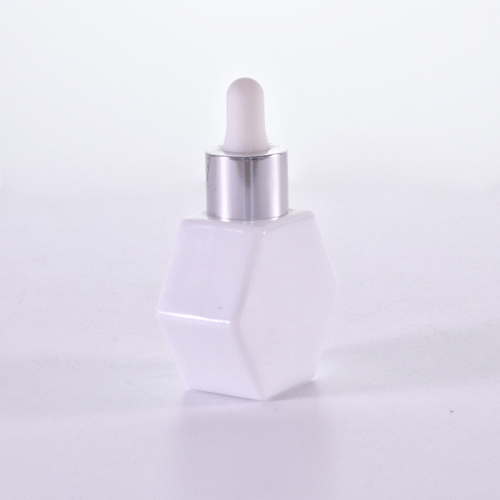 30ml Opal White Empty Essential Oil Dropper Shaping Bottles