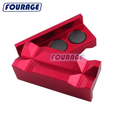 Magnetic Aluminum Vise Block Tools for AN Fitting Adapters