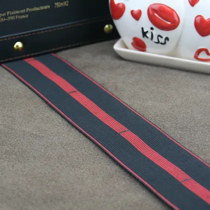 High Tenacity 5cm Black Elastic Webbing Belt for Sofa Seat