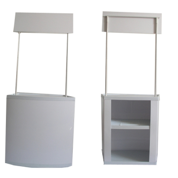 Folding Portable Outdoor Plastic Trade Show Counter Table for Advertising Exhibitions