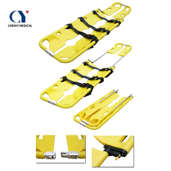 High strength plastic scoop stretcher