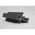 Aluminum profiles for thermal protection of curtain walls