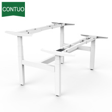 Metal Office Computer Table Frame For 2 Person