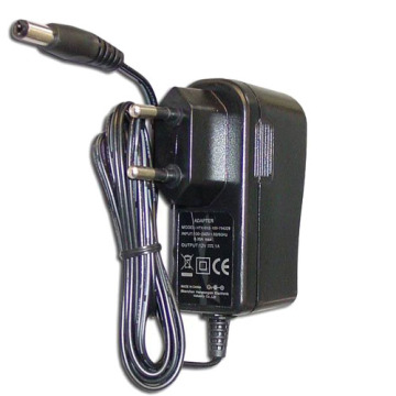 Power Adaptor with Euro Plug 12V DC Adapter 1.0A 12W (PS12-12)