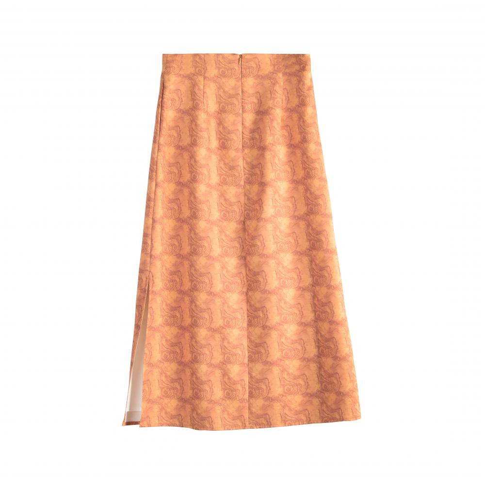 Printed Midi Tube Skirt