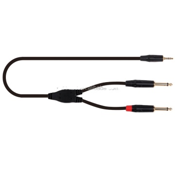 2 Male to 1 Female High Grade 3 Core RCA Audio Cable