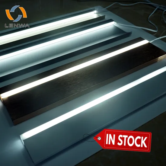 LENWA ALUMINIUM Bronze Champagne Aluminum LED Baseboard for Kitchen and Interior Decor