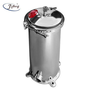 Single Bag Filter Housing for Water Treatment and Food Industry in Galvanized Carbon Steel, Stainless Steel, Membrane, and Plastic