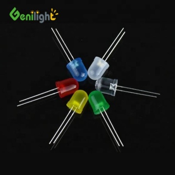 White F5 F8 F10 Ultra Bright Water Clear LED Bulb - 3V Light Emitting Diode