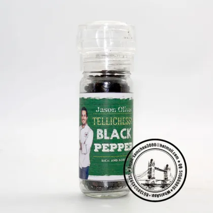 Customized Label Mrs Rorgers 390ML Ceramic Adjustable Grinder with Black Pepper and Himalayan Pink Salt