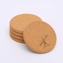Natural Round Cork Coasters Thick Cold Drinks Mats