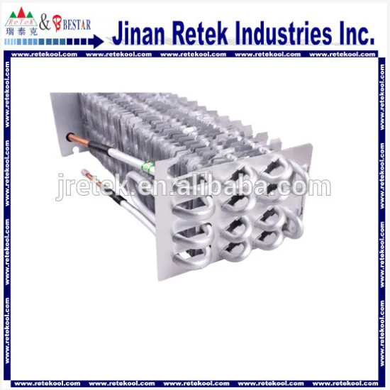 Refrigeration air cooled aluminum fin evaporator