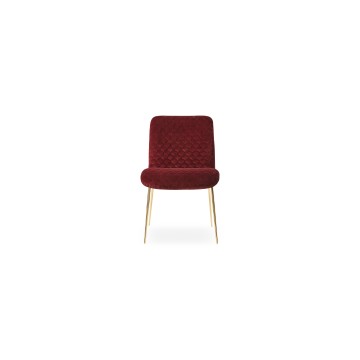 Hotsale High Home Furniture Pink Velvet Metal Leg Dining Chairs Acrylic Dining Chair Fabric Transparan Modern