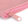Saco de lona de presente rosa com logotipo