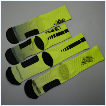 Green nijia turtles print socks