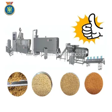 Twin-screw extruder Automatic Fish Feed Food Extruder Making Machine Equipment