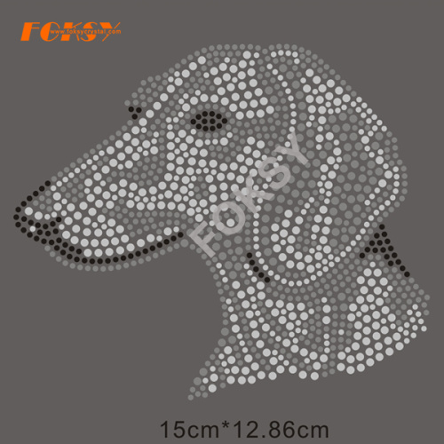 Crystal Motif Pattern Litter Dog Rhinestone Transfer