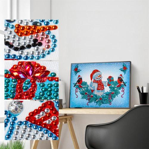 40 * 30 Navidad Muñeco de nieve Diamante pintura decorativa pintura