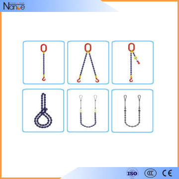 Low Elongation Polyester Chain Sling Single Ply Or Double Plies