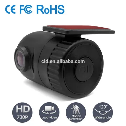 TF Card Memory Loop Recording AVI WDR H.264 Dash Cam with Night Vision