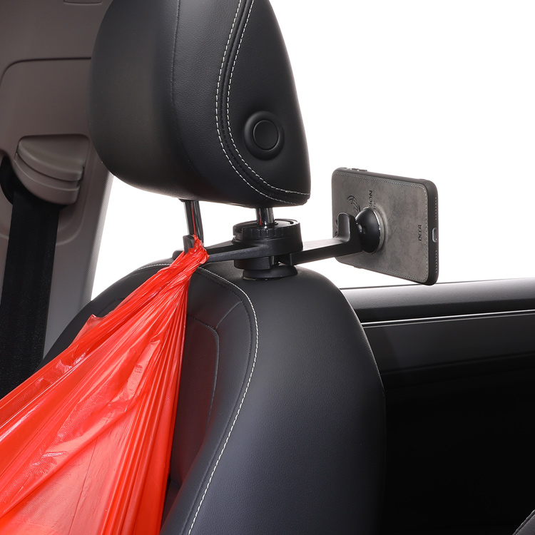 Cangkuk Headrest Car Back Seat Dan Pemegang Telefon