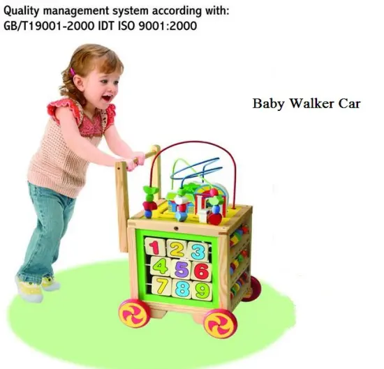 Baby walker toys with beads maze for toddler-Multifunctional toys baby walker